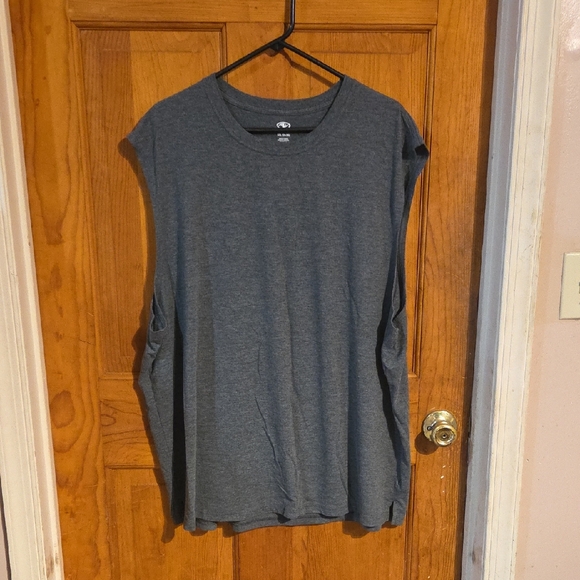 NWOT Athletic Works Charcoal Muscle Tee - Picture 1 of 3